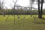 Double Bayou County Park, Texas, United States. Playground equipment
